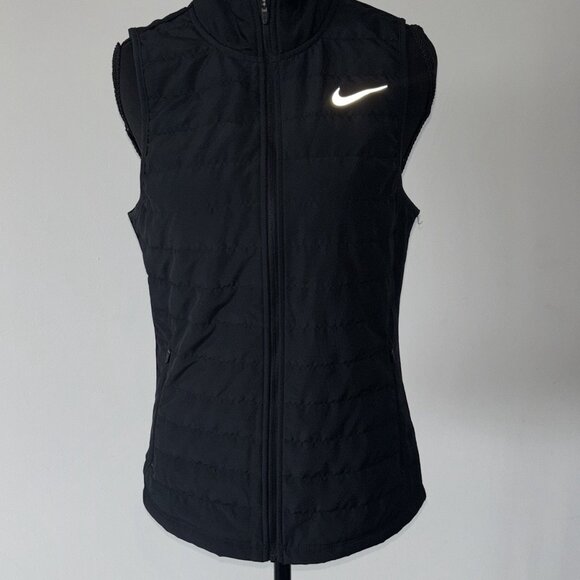 Nike Therma-Fit Essential Black Running Vest Women’s Small Outdoor Athleisure - Picture 3 of 13